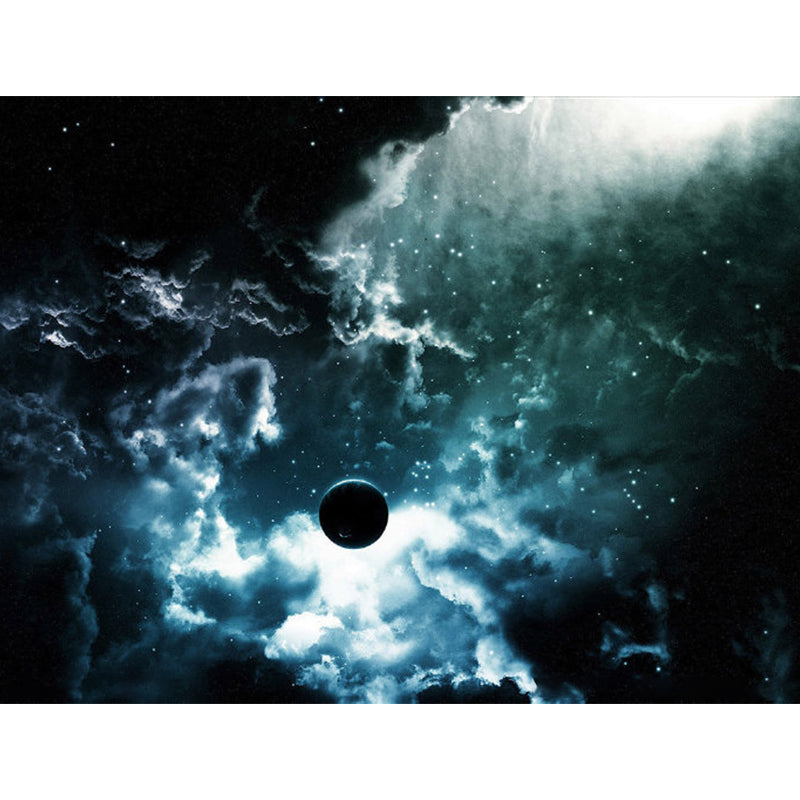 Contemporary Sky Wall Mural Non-Woven Textured Stain Resistant Light Color Wall Art for Playroom Clearhalo 'Wall Decor' 'Wall Mural' 1758518