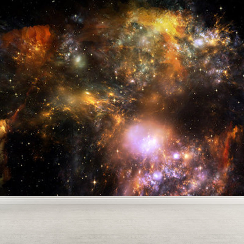 Contemporary Sky Wall Mural Non-Woven Textured Stain Resistant Light Color Wall Art for Playroom Clearhalo 'Wall Decor' 'Wall Mural' 1758522