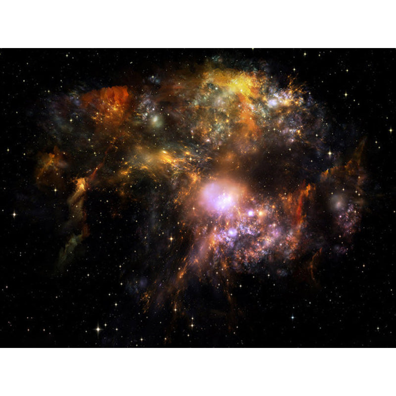 Contemporary Sky Wall Mural Non-Woven Textured Stain Resistant Light Color Wall Art for Playroom Clearhalo 'Wall Decor' 'Wall Mural' 1758523