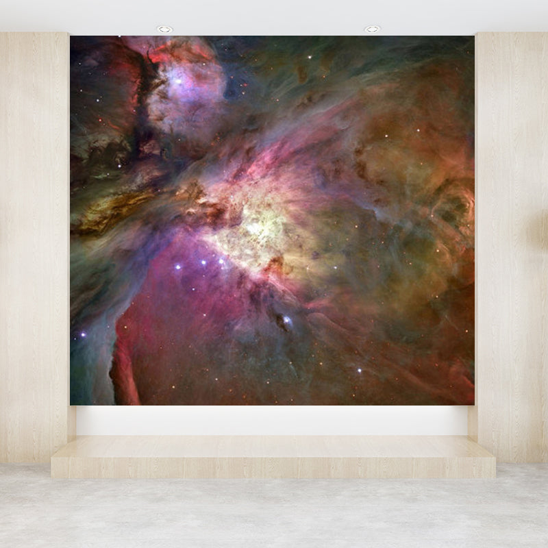 Non-Woven Cloth Decorative Mural Modern Supernatural Sky Scene Wall Covering for Kitchen Clearhalo 'Wall Decor' 'Wall Mural' 1758556