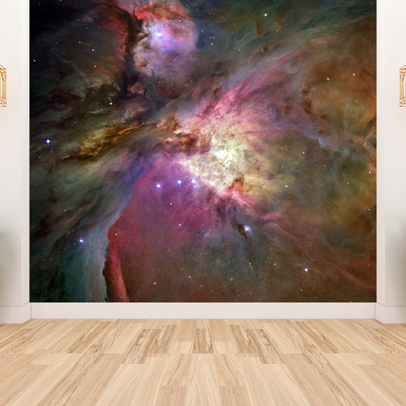 Non-Woven Cloth Decorative Mural Modern Supernatural Sky Scene Wall Covering for Kitchen Clearhalo 'Wall Decor' 'Wall Mural' 1758557