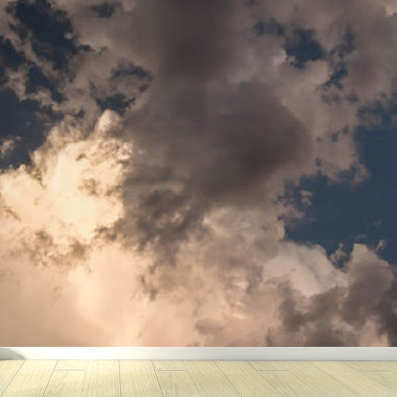 Non-Woven Cloth Decorative Mural Modern Supernatural Sky Scene Wall Covering for Kitchen Clearhalo 'Wall Decor' 'Wall Mural' 1758562