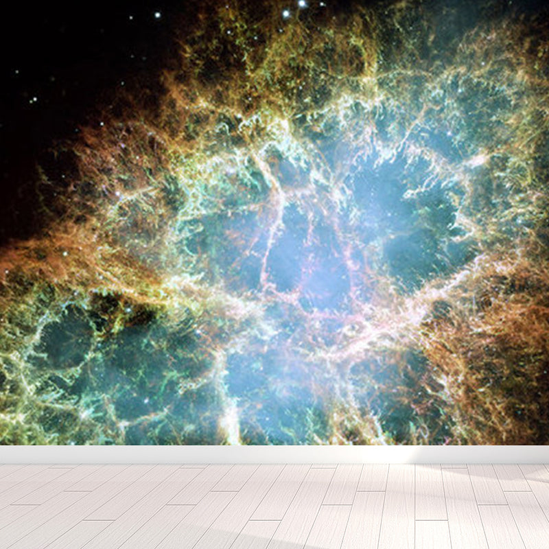 Soft Color Contemporary Mural Decal Giant Sky View Wall Covering for Living Room Clearhalo 'Wall Decor' 'Wall Mural' 1758567