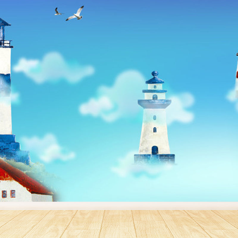 Photography Fabulous Sky Scenery Mural Great Wall Decor for Guest Room, Made to Measure Clearhalo 'Wall Decor' 'Wall Mural' 1758606