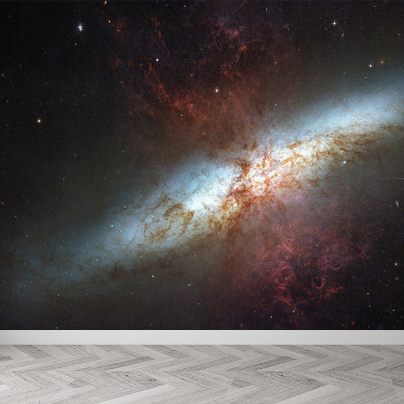 Extra Large Sky Scenery Mural Light Color Non-Woven Wall Art for Interior Decor, Customised Clearhalo 'Wall Decor' 'Wall Mural' 1758621