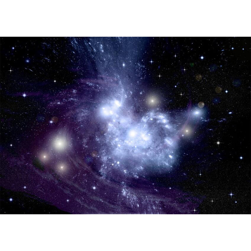 Extra Large Sky Scenery Mural Light Color Non-Woven Wall Art for Interior Decor, Customised Clearhalo 'Wall Decor' 'Wall Mural' 1758638