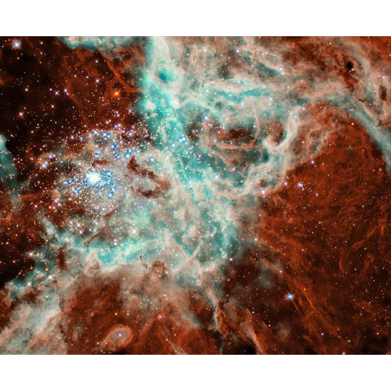 Full Size Photography Modern Mural Decal with Sky View in Pastel Color, Custom Size Available Clearhalo 'Wall Decor' 'Wall Mural' 1758643