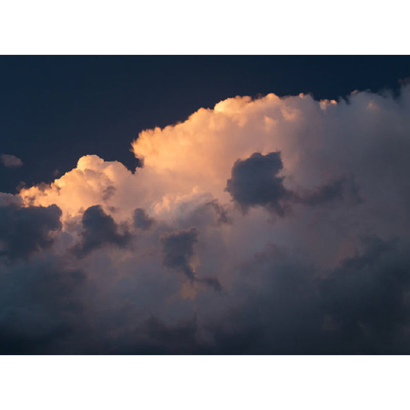 Full Size Photography Modern Mural Decal with Sky View in Pastel Color, Custom Size Available Clearhalo 'Wall Decor' 'Wall Mural' 1758648