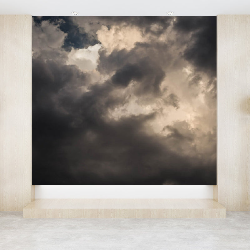 Full Size Photography Modern Mural Decal with Sky View in Pastel Color, Custom Size Available Clearhalo 'Wall Decor' 'Wall Mural' 1758651