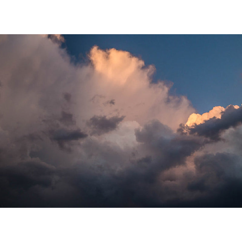 Photography Style Cloud Mural Decal for Dining Room, Pastel Color, Custom Size Available Clearhalo 'Wall Decor' 'Wall Mural' 1758668