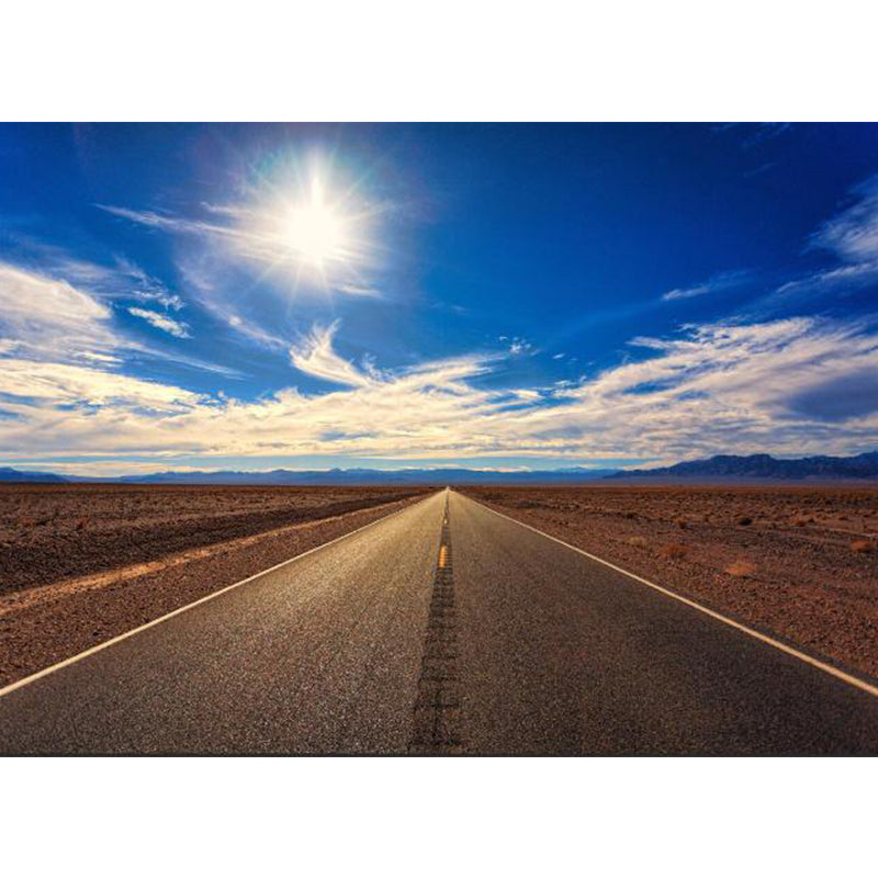 Photography Style Cloud Mural Decal for Dining Room, Pastel Color, Custom Size Available Clearhalo 'Wall Decor' 'Wall Mural' 1758683