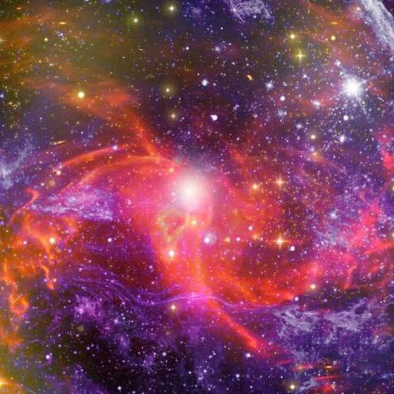 Photography Style Cloud Mural Decal for Dining Room, Pastel Color, Custom Size Available Clearhalo 'Wall Decor' 'Wall Mural' 1758688