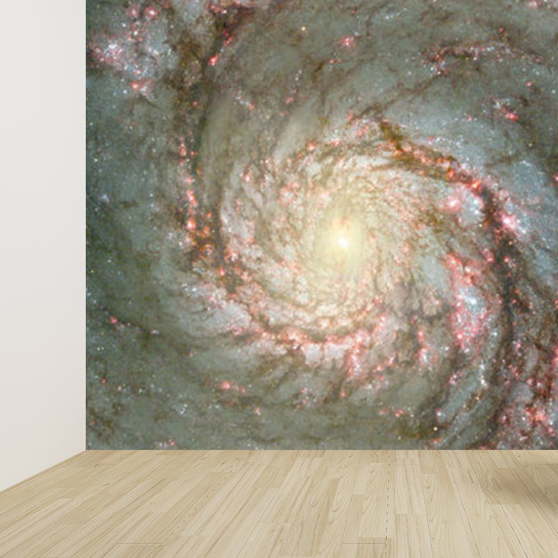 Stain-Proof Magical Sky Scenery Mural Decal Modern Non-Woven Material Wall Decor, Custom Clearhalo 'Wall Decor' 'Wall Mural' 1758715