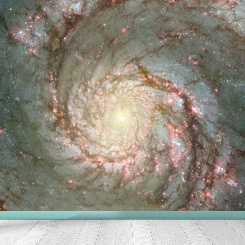 Stain-Proof Magical Sky Scenery Mural Decal Modern Non-Woven Material Wall Decor, Custom Clearhalo 'Wall Decor' 'Wall Mural' 1758718