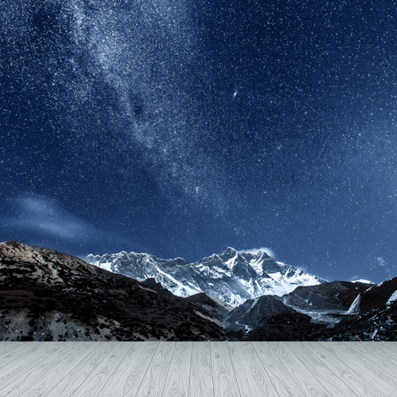 Stain-Proof Magical Sky Scenery Mural Decal Modern Non-Woven Material Wall Decor, Custom Clearhalo 'Wall Decor' 'Wall Mural' 1758723