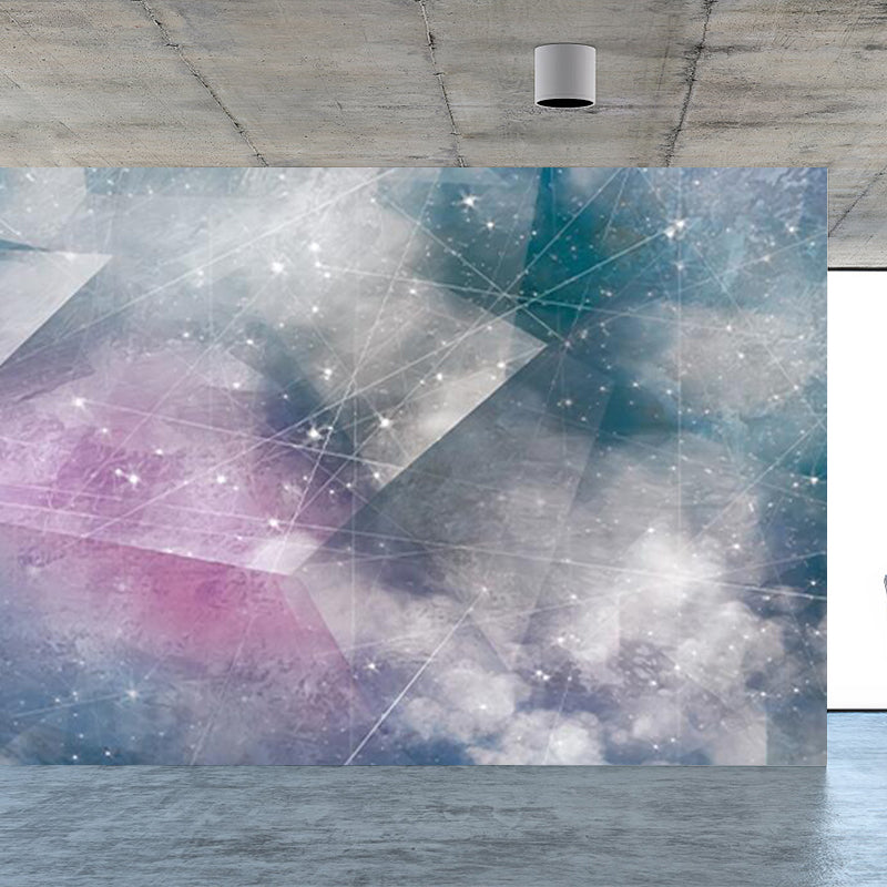 Stain-Proof Magical Sky Scenery Mural Decal Modern Non-Woven Material Wall Decor, Custom Clearhalo 'Wall Decor' 'Wall Mural' 1758737