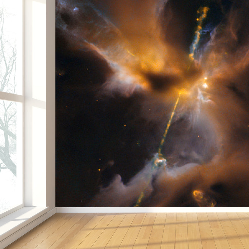 Stain Resistant Cloud View Mural Non-Woven Cloth Contemporary Wall Covering for Kitchen Clearhalo 'Wall Decor' 'Wall Mural' 1758743