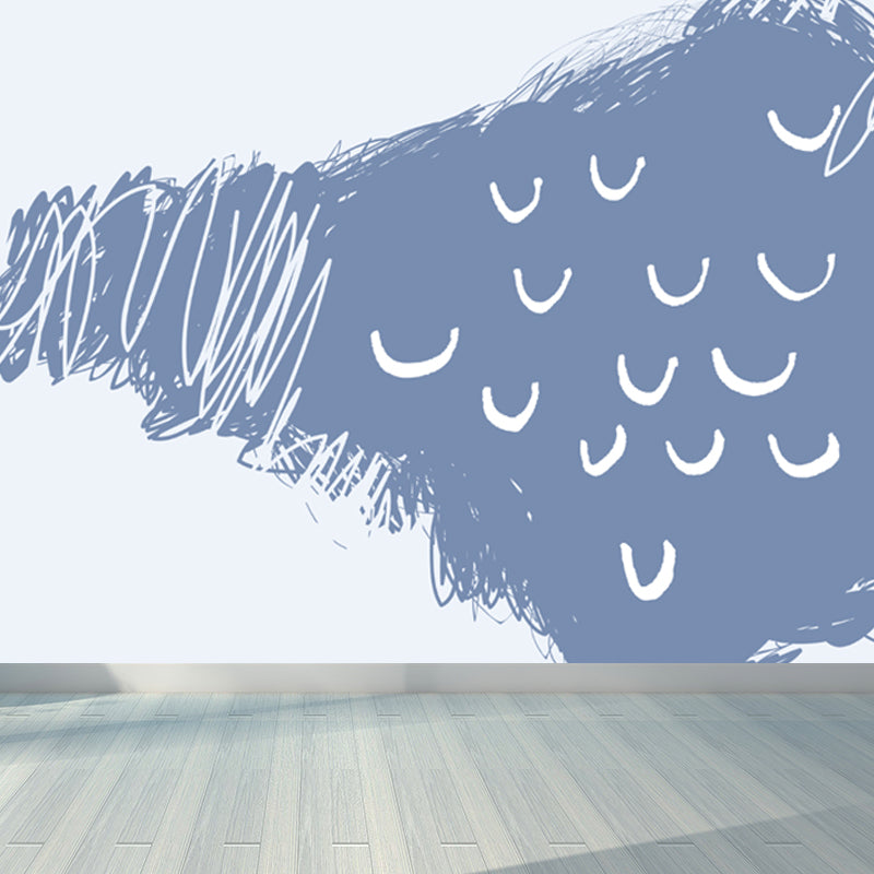 Soft Color Botanics Wall Mural Decal Plant Childrens Art Waterproofing Wall Decor Clearhalo 'Wall Decor' 'Wall Mural' 1758852