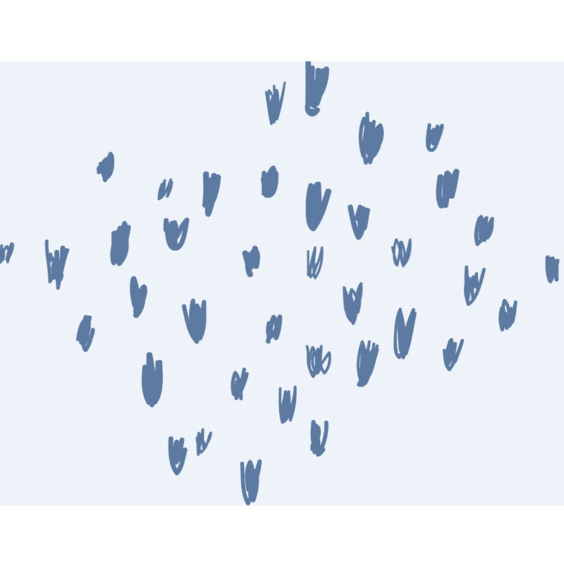 Soft Color Botanics Wall Mural Decal Plant Childrens Art Waterproofing Wall Decor Clearhalo 'Wall Decor' 'Wall Mural' 1758864