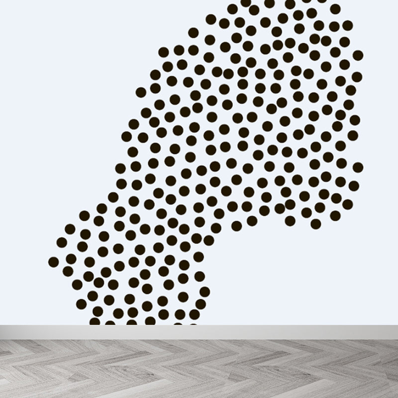 Full Size Plant Wallpaper Mural Stain-Proof Contemporary Living Room Wall Covering Clearhalo 'Wall Decor' 'Wall Mural' 1758872