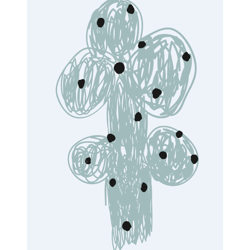 Full Size Plant Wallpaper Mural Stain-Proof Contemporary Living Room Wall Covering Clearhalo 'Wall Decor' 'Wall Mural' 1758889