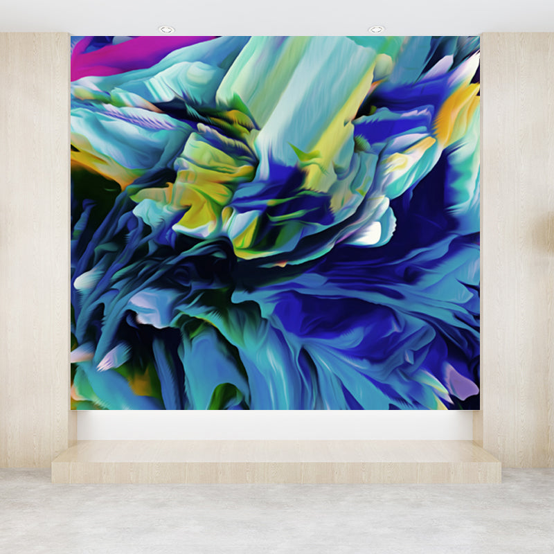 Contemporary Abstract Wallpaper Mural Multicolored Living Room Wall Art, Personalized Size Clearhalo 'Wall Decor' 'Wall Mural' 1758973
