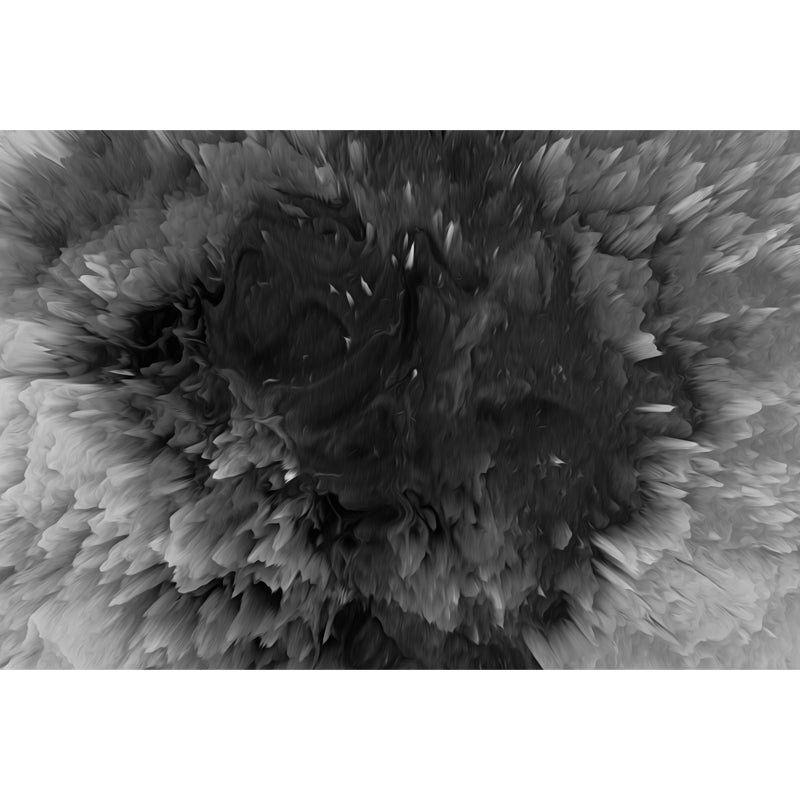 Dark Color Blowout Effect Mural Water Resistant Wall Covering for House Interior Clearhalo 'Wall Decor' 'Wall Mural' 1758994