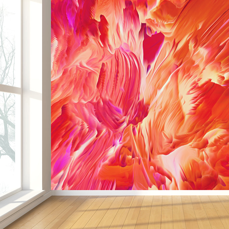 Dark Color Blowout Effect Mural Water Resistant Wall Covering for House Interior Clearhalo 'Wall Decor' 'Wall Mural' 1759012