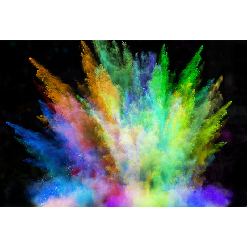 Explosion Pattern Wall Mural Bright Color Modern Creative Wall Decor for Living Room Clearhalo 'Wall Decor' 'Wall Mural' 1759024