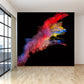 Explosion Pattern Wall Mural Bright Color Modern Creative Wall Decor for Living Room Clearhalo 'Wall Decor' 'Wall Mural' 1759032
