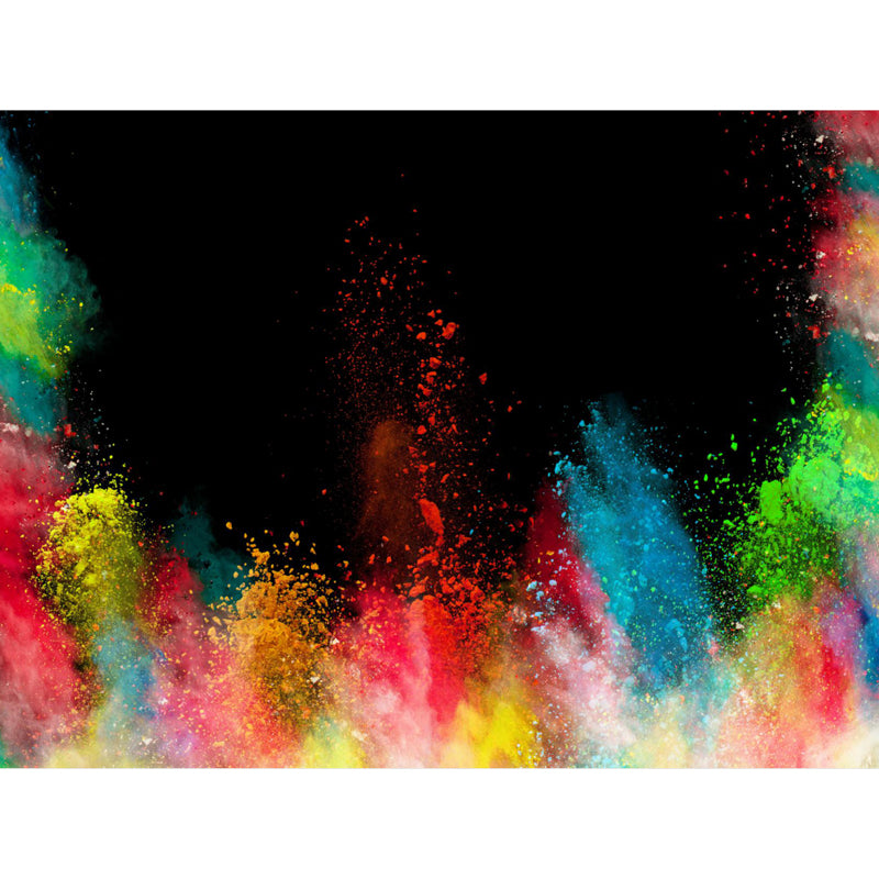 Explosion Pattern Wall Mural Bright Color Modern Creative Wall Decor for Living Room Clearhalo 'Wall Decor' 'Wall Mural' 1759039