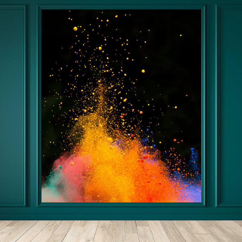 Photography Abstract Burst Print Mural Decal Big Wall Art for Sitting Room, Custom Made Clearhalo 'Wall Decor' 'Wall Mural' 1759043