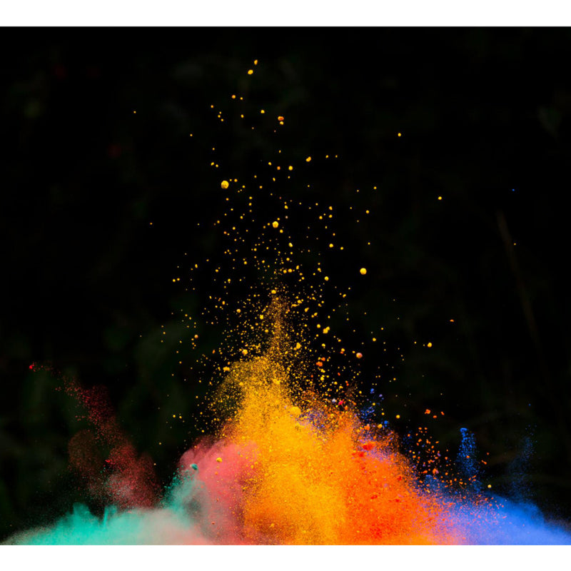 Photography Abstract Burst Print Mural Decal Big Wall Art for Sitting Room, Custom Made Clearhalo 'Wall Decor' 'Wall Mural' 1759044