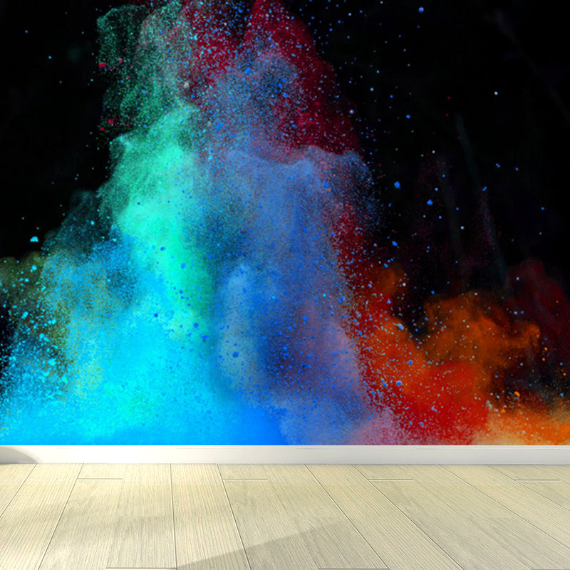 Photography Abstract Burst Print Mural Decal Big Wall Art for Sitting Room, Custom Made Clearhalo 'Wall Decor' 'Wall Mural' 1759048