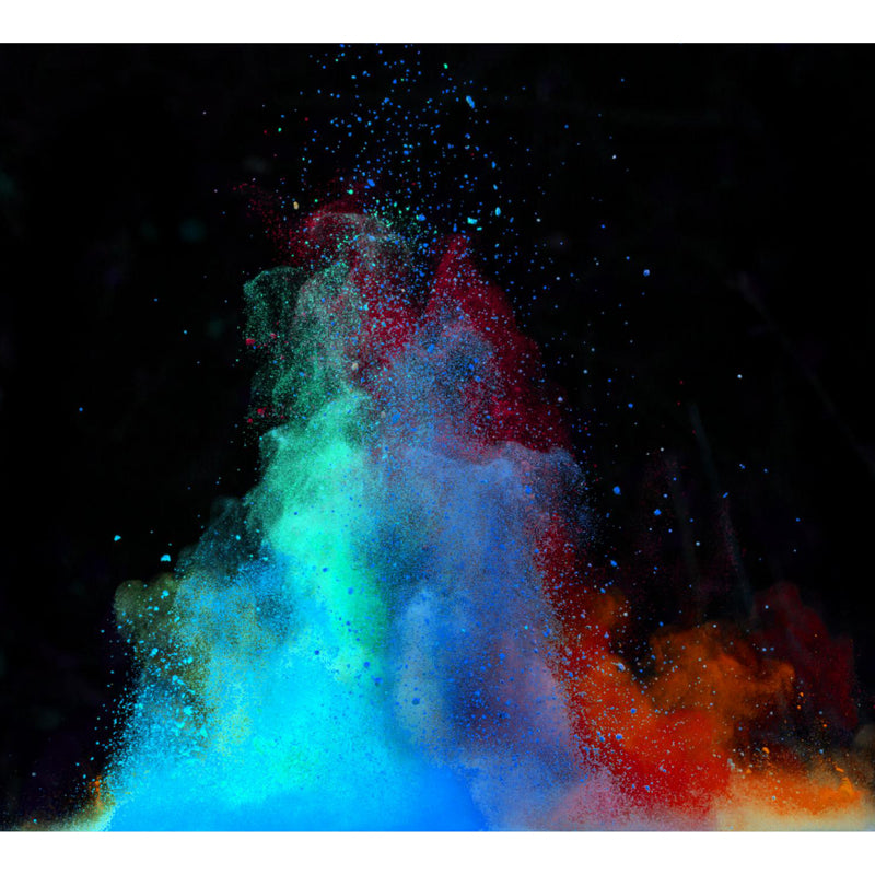 Photography Abstract Burst Print Mural Decal Big Wall Art for Sitting Room, Custom Made Clearhalo 'Wall Decor' 'Wall Mural' 1759049