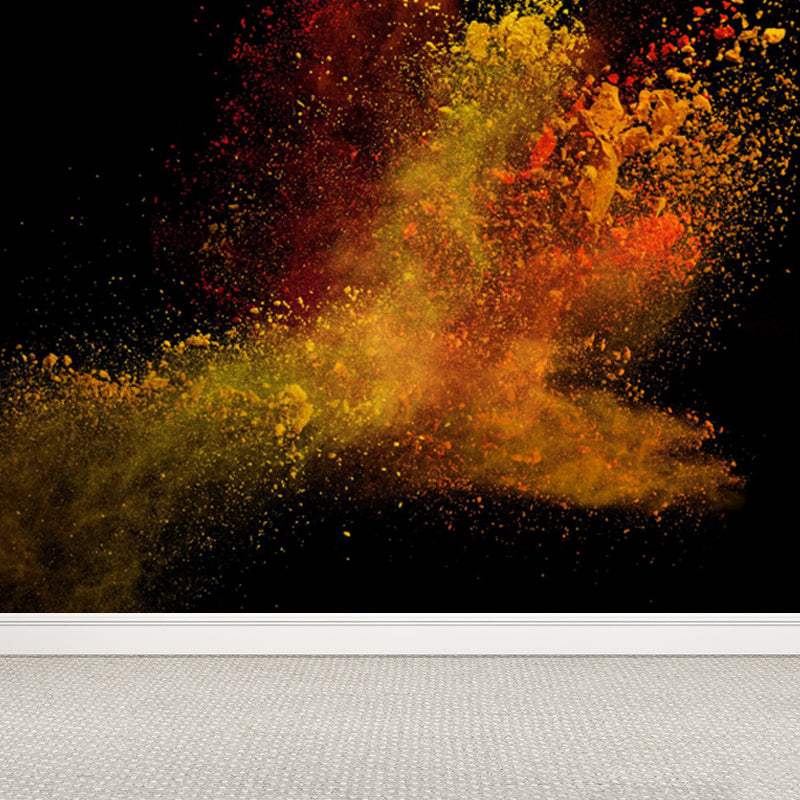 Photography Abstract Burst Print Mural Decal Big Wall Art for Sitting Room, Custom Made Clearhalo 'Wall Decor' 'Wall Mural' 1759057