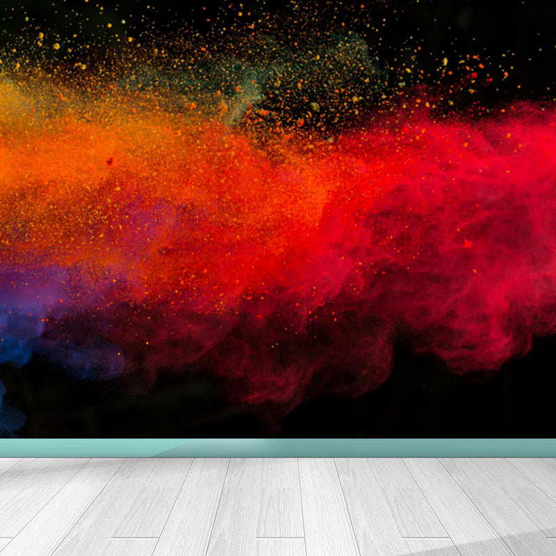 Huge Burst Wallpaper Mural Boys Room Abstract Wall Covering in Multi-Color, Washable Clearhalo 'Wall Decor' 'Wall Mural' 1759068