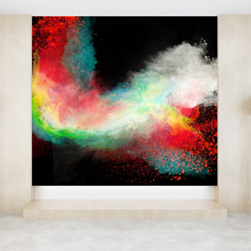 Huge Burst Wallpaper Mural Boys Room Abstract Wall Covering in Multi-Color, Washable Clearhalo 'Wall Decor' 'Wall Mural' 1759073