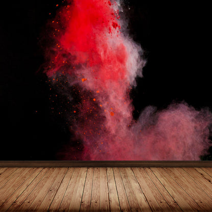 Huge Burst Wallpaper Mural Boys Room Abstract Wall Covering in Multi-Color, Washable Black Clearhalo 'Wall Decor' 'Wall Mural' 1759076