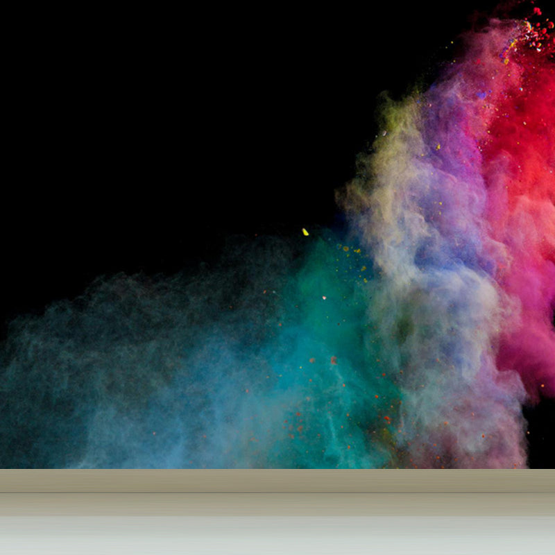 Huge Burst Wallpaper Mural Boys Room Abstract Wall Covering in Multi-Color, Washable Clearhalo 'Wall Decor' 'Wall Mural' 1759082