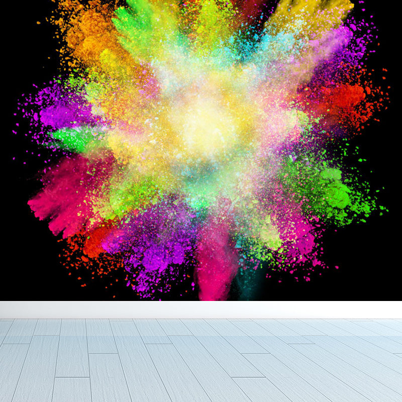 Huge Burst Wallpaper Mural Boys Room Abstract Wall Covering in Multi-Color, Washable Clearhalo 'Wall Decor' 'Wall Mural' 1759087