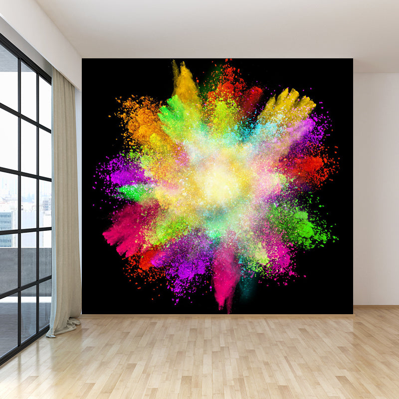 Huge Burst Wallpaper Mural Boys Room Abstract Wall Covering in Multi-Color, Washable Clearhalo 'Wall Decor' 'Wall Mural' 1759088