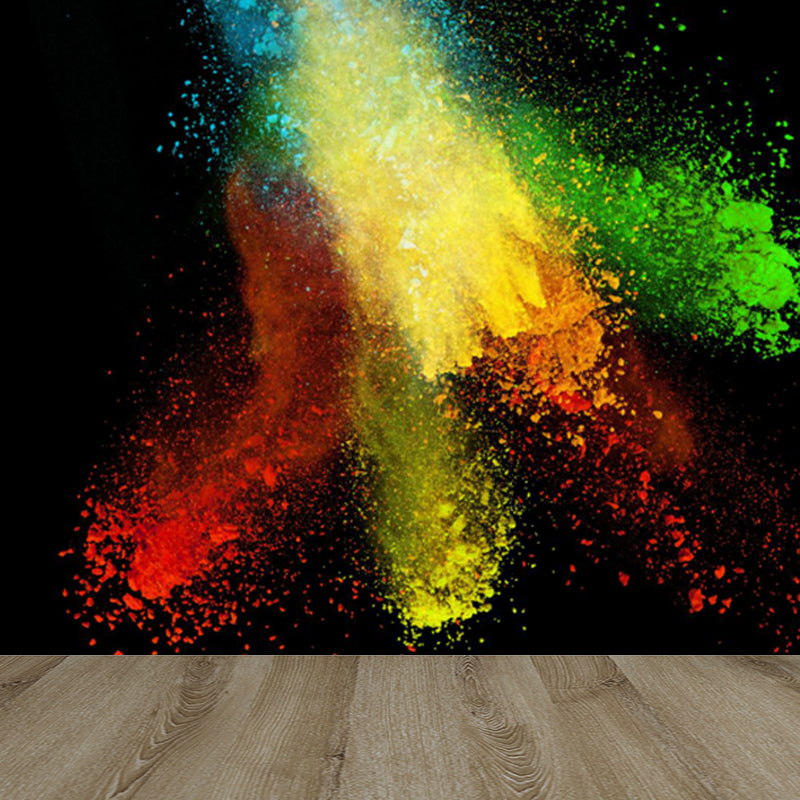 Cool Burst Print Mural Wallpaper Living Room Abstract Wall Art, Custom Size Available Clearhalo 'Wall Decor' 'Wall Mural' 1759117