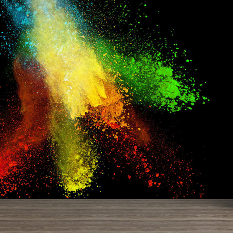 Cool Burst Print Mural Wallpaper Living Room Abstract Wall Art, Custom Size Available Clearhalo 'Wall Decor' 'Wall Mural' 1759118