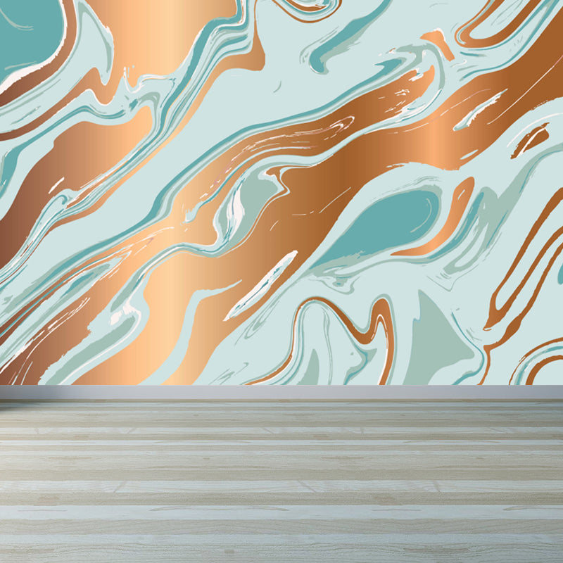 Large Flow Pattern Mural Decal Stain Resistant Contemporary Living Room Wall Art Clearhalo 'Wall Decor' 'Wall Mural' 1759167