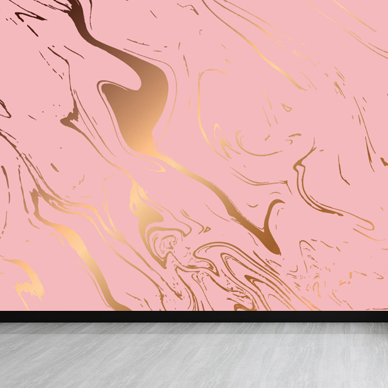 Large Flow Pattern Mural Decal Stain Resistant Contemporary Living Room Wall Art Clearhalo 'Wall Decor' 'Wall Mural' 1759172