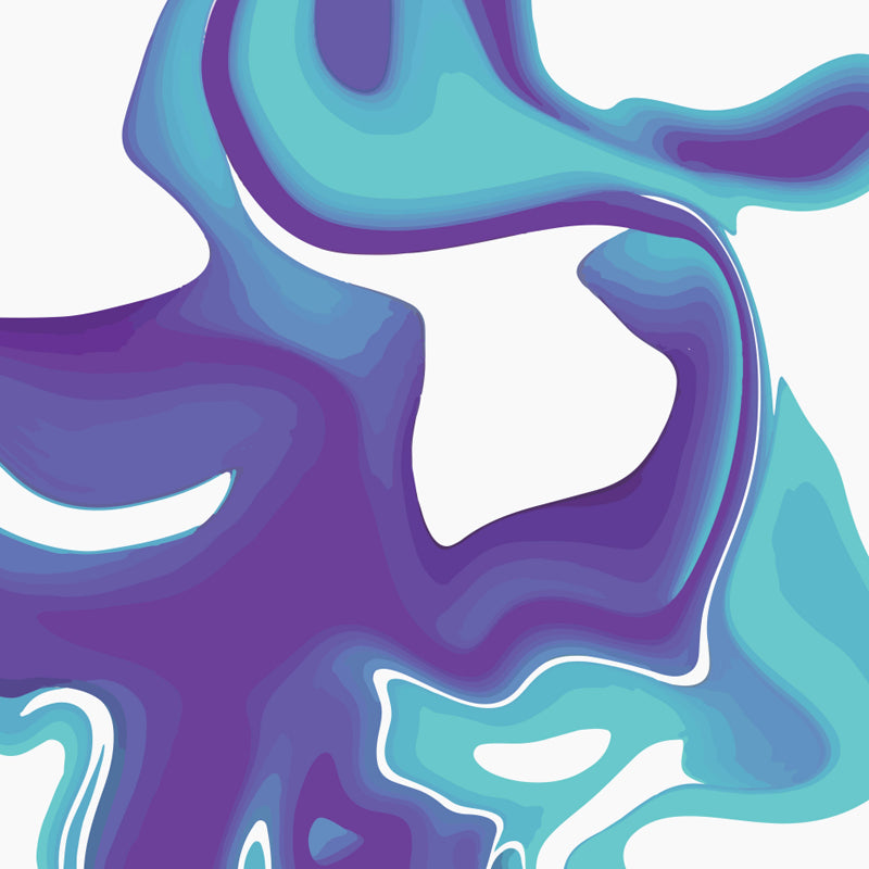 Large Flow Pattern Mural Decal Stain Resistant Contemporary Living Room Wall Art Clearhalo 'Wall Decor' 'Wall Mural' 1759184