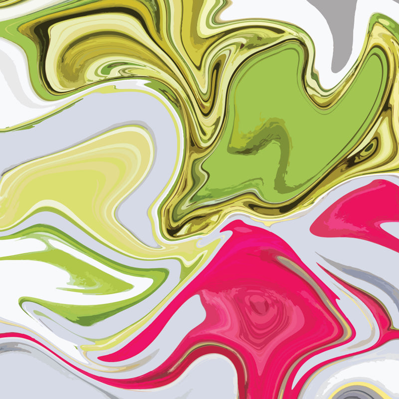 Modern Waves Mural Wallpaper for Family Room Personalized Wall Decor in Dark Color Clearhalo 'Wall Decor' 'Wall Mural' 1759199