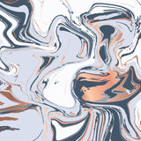 Abstract Water Print Wall Mural Modernism Non-Woven Material Wall Art in Light Color