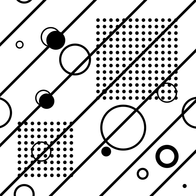 Illustration Geometry Mural Wallpaper Giant Wall Covering for House Interior, Custom Size Clearhalo 'Wall Decor' 'Wall Mural' 1759334